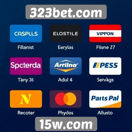 Opcões de pagamento disponíveis no 323bet